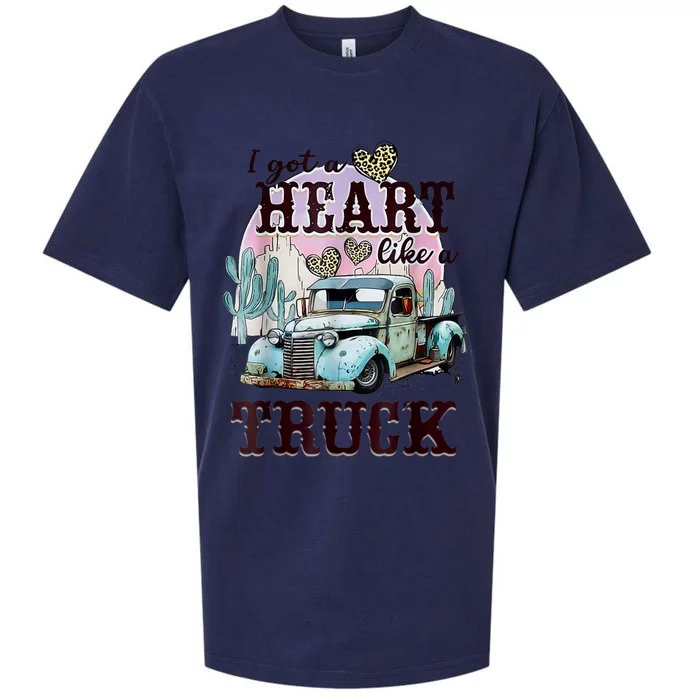 I Got A Heart Like A Truck Runs On Dreams Sueded Cloud Jersey T-Shirt