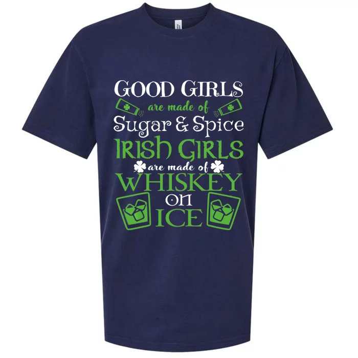 Irish Girl are Whiskey on Ice St. Patrick's Day Sueded Cloud Jersey T-Shirt