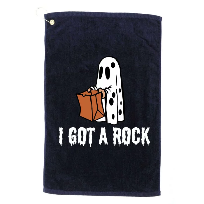 I Got A Rock Halloween Platinum Collection Golf Towel