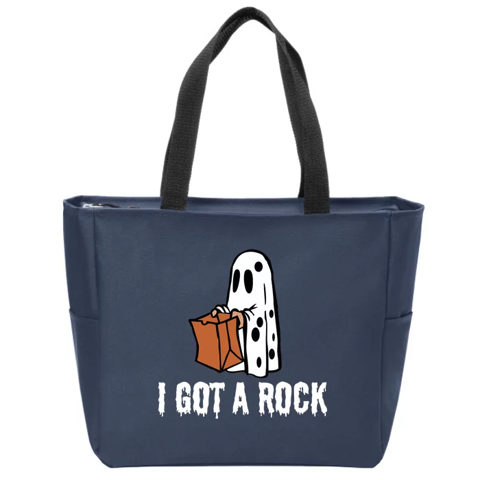 I Got A Rock Halloween Zip Tote Bag