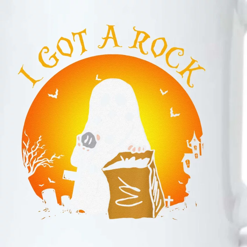 I Got A Rock Halloween Gift For Funny Funny Black Color Changing Mug