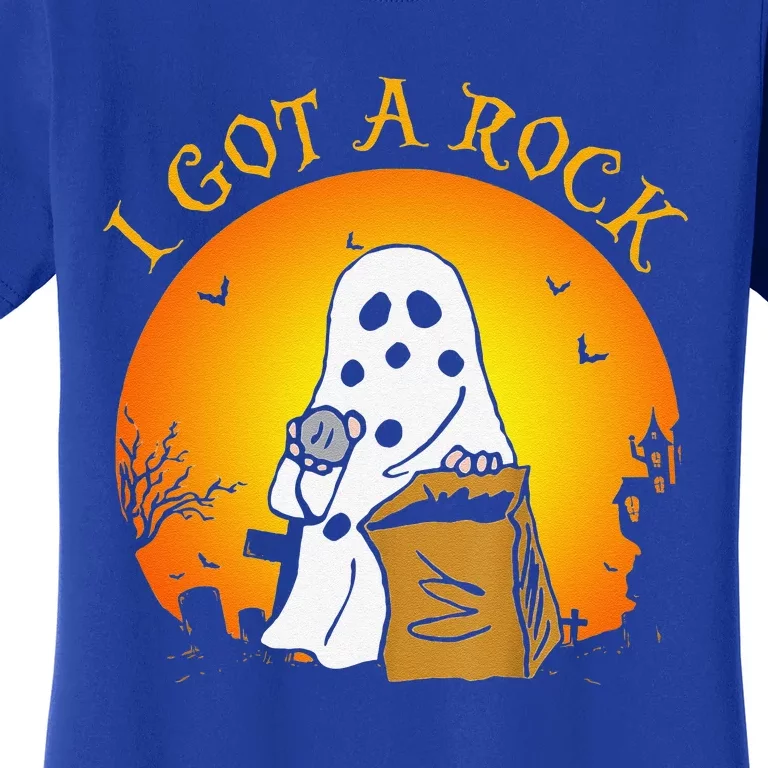 I Got A Rock Halloween Gift For Funny Funny Women's T-Shirt