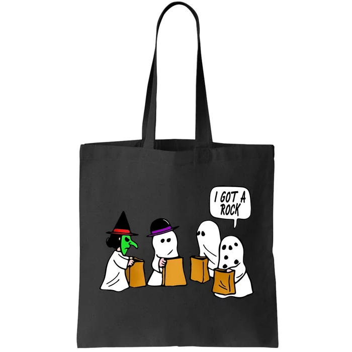 I Got A Rock Halloween Trick Or Treat Tote Bag