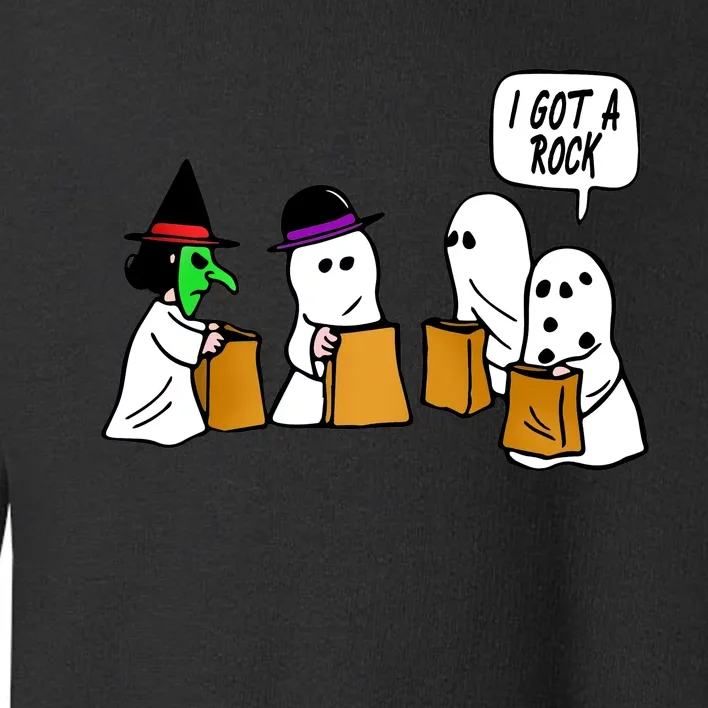 I Got A Rock Halloween Trick Or Treat Toddler Sweatshirt