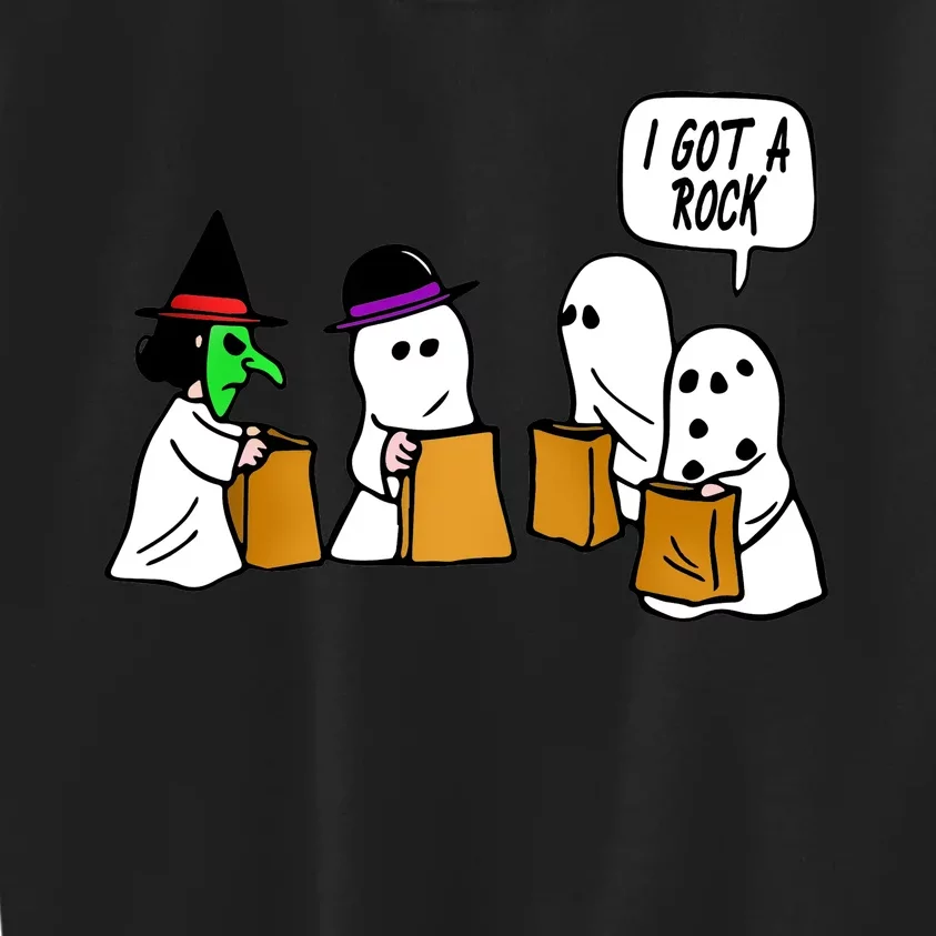 I Got A Rock Halloween Trick Or Treat Kids Sweatshirt