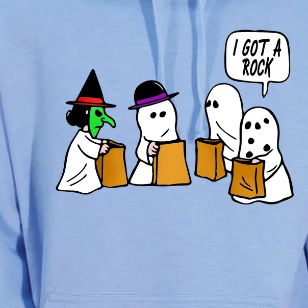 I Got A Rock Halloween Trick Or Treat Unisex Surf Hoodie