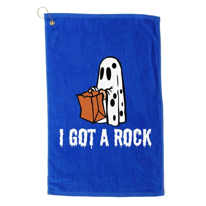 I Got A Rock Halloween Platinum Collection Golf Towel