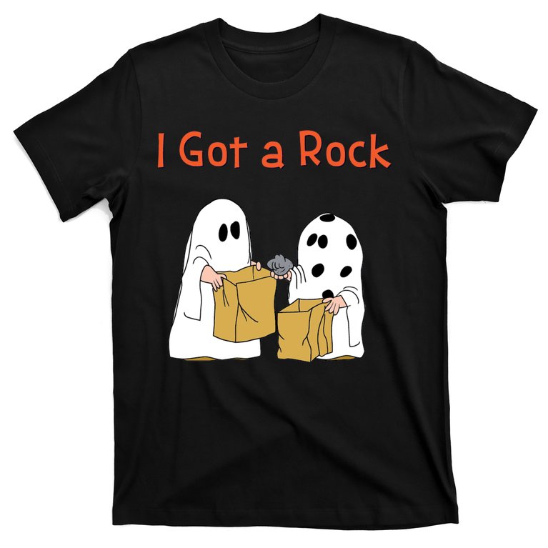 I Got A Rock Lazy Day Halloween Costume Funny Trick Or Treat T-Shirt