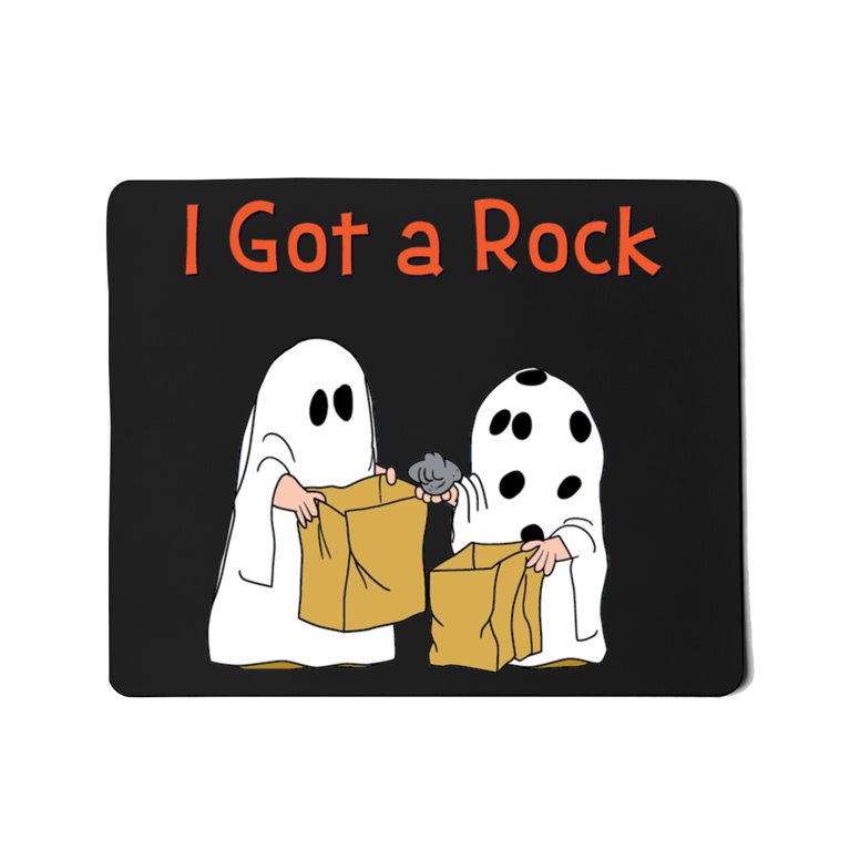 I Got A Rock Lazy Day Halloween Costume Funny Trick Or Treat Mousepad