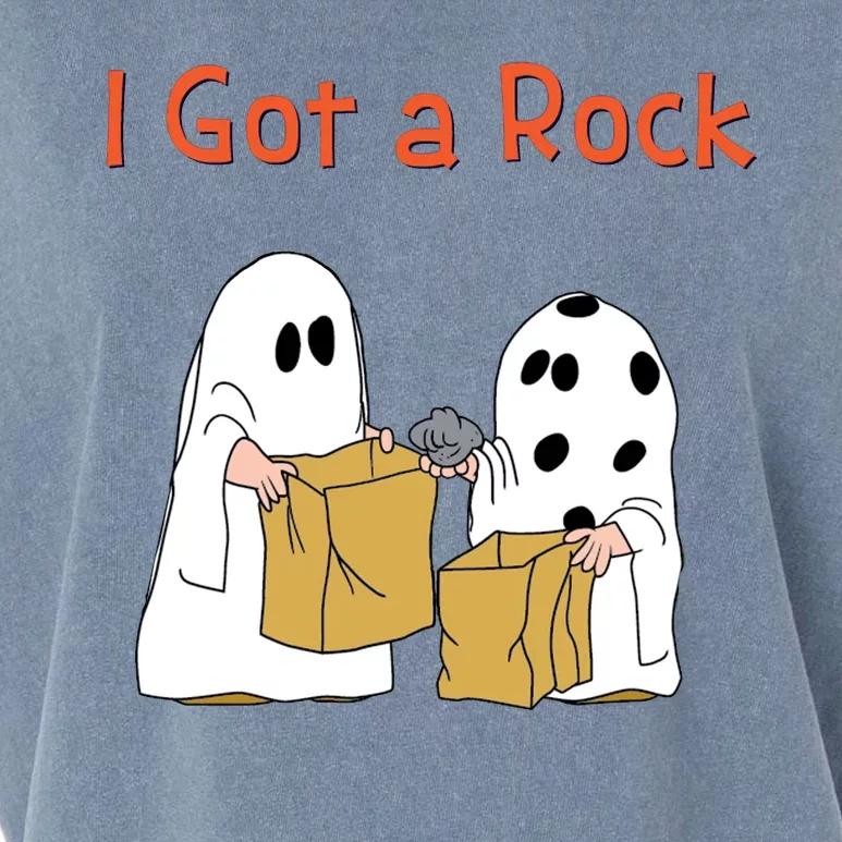 I Got A Rock Lazy Day Halloween Costume Funny Trick Or Treat Garment-Dyed Women's Muscle Tee