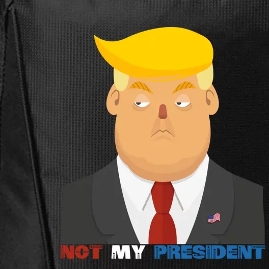 Impeach Gift Anti Trump Not My President Election 2020 Gift Cool Gift City Backpack