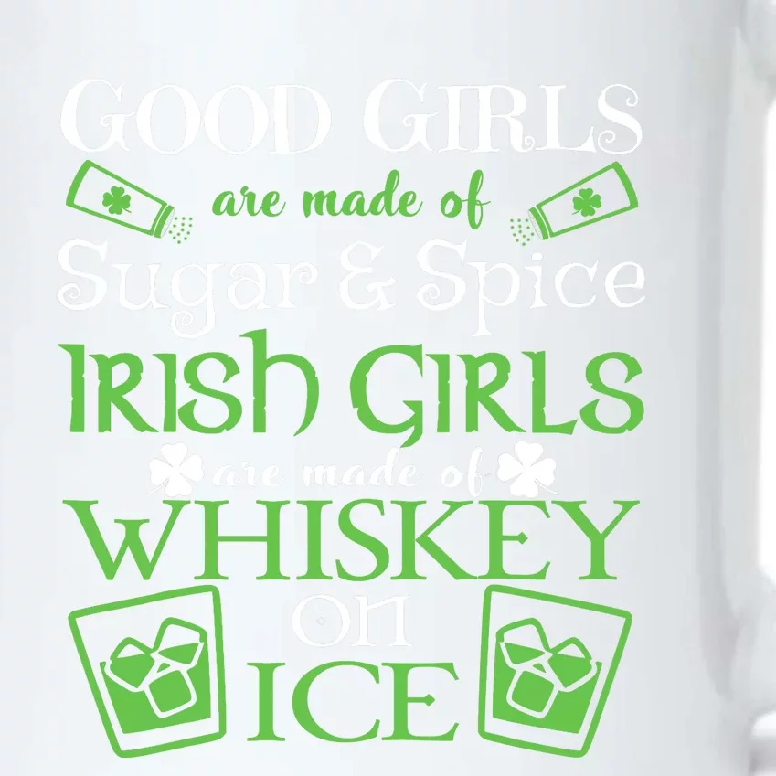 Irish Girl Are Whiskey On Ice St. Patrick's Day Black Color Changing Mug