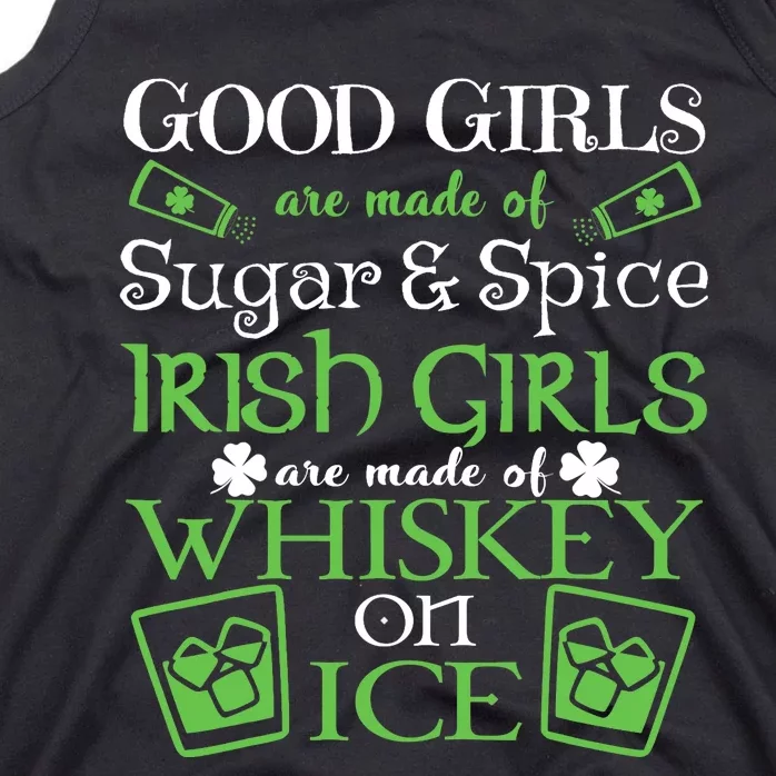 Irish Girl Are Whiskey On Ice St. Patrick's Day Tank Top