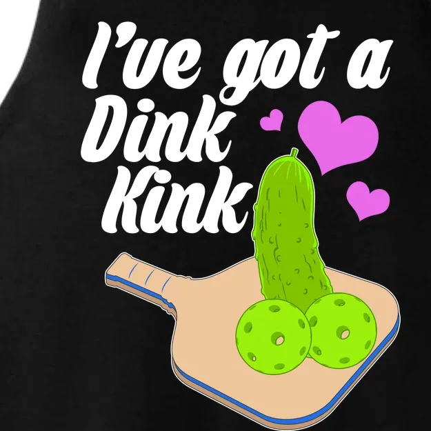 I've Got A Dink Kink Pickle Ball Ladies Tri-Blend Wicking Tank