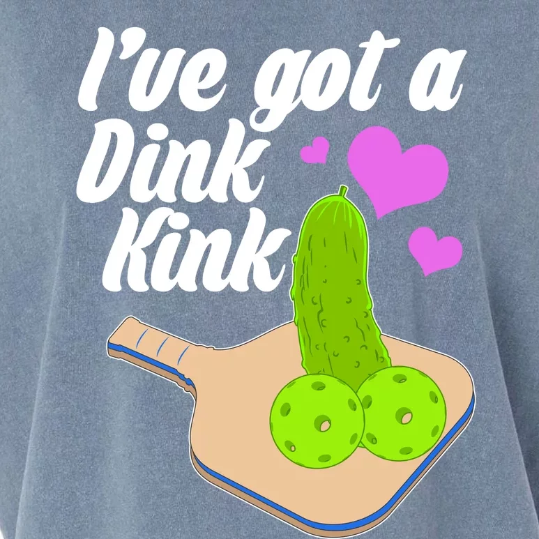 I've Got A Dink Kink Pickle Ball Garment-Dyed Women's Muscle Tee