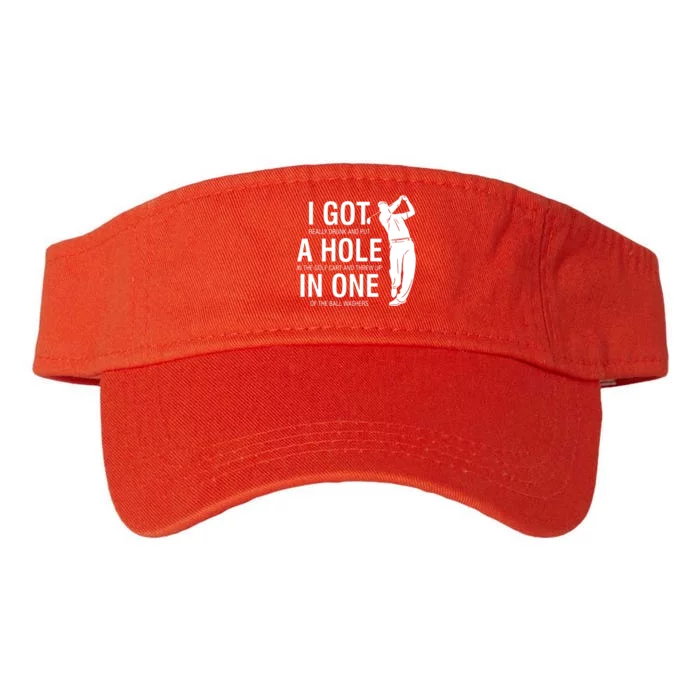 I Got A Hole In One Valucap Bio-Washed Visor