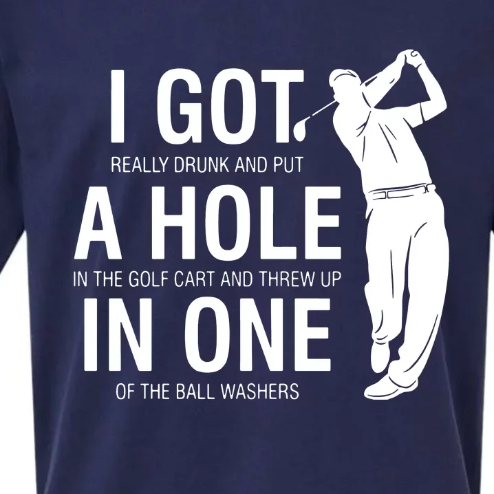 I Got A Hole In One Sueded Cloud Jersey T-Shirt