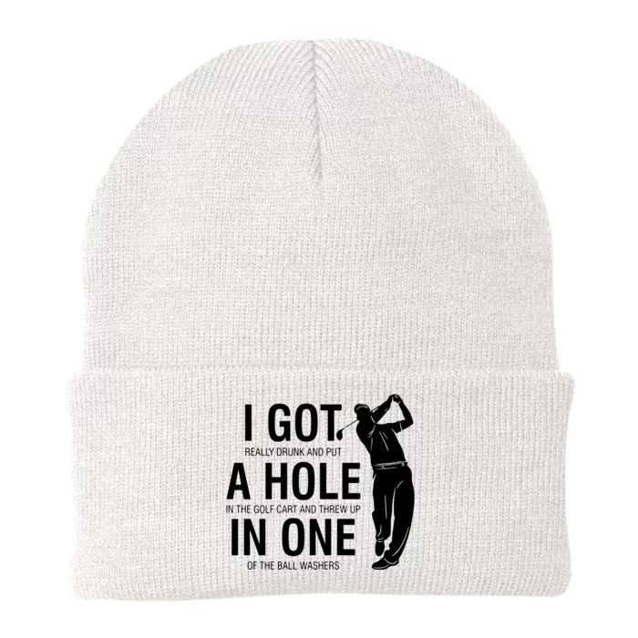 I Got A Hole In One Knit Cap Winter Beanie