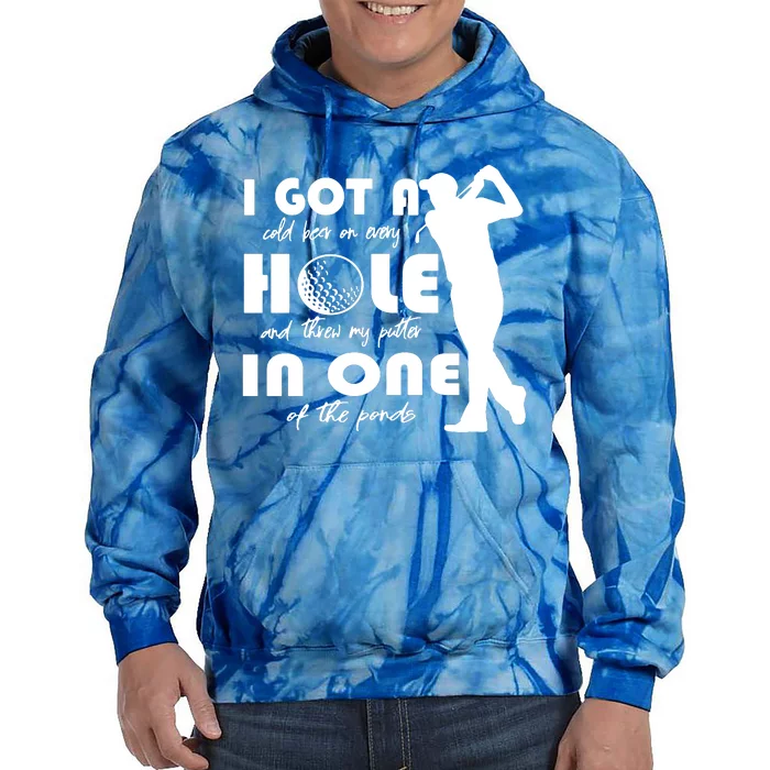 I Got A Hole In One Tie Dye Hoodie