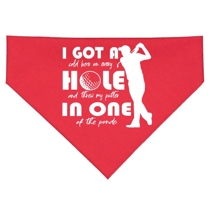 I Got A Hole In One USA-Made Doggie Bandana