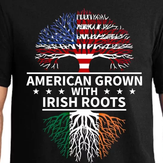 Ireland Gift American Grown Irish Roots Great Gift Pajama Set