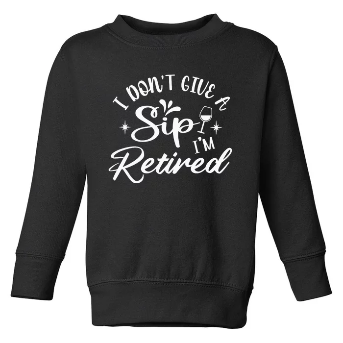 IDont Give AZip Toddler Sweatshirt