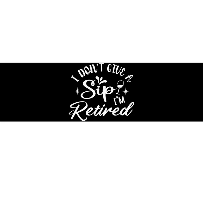 IDont Give AZip White Bumper Sticker