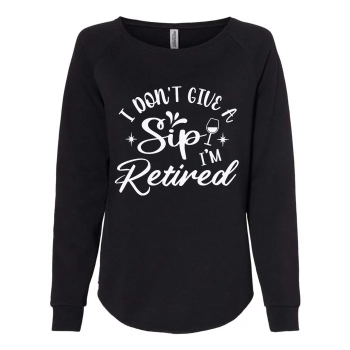 IDont Give AZip White Womens California Wash Sweatshirt