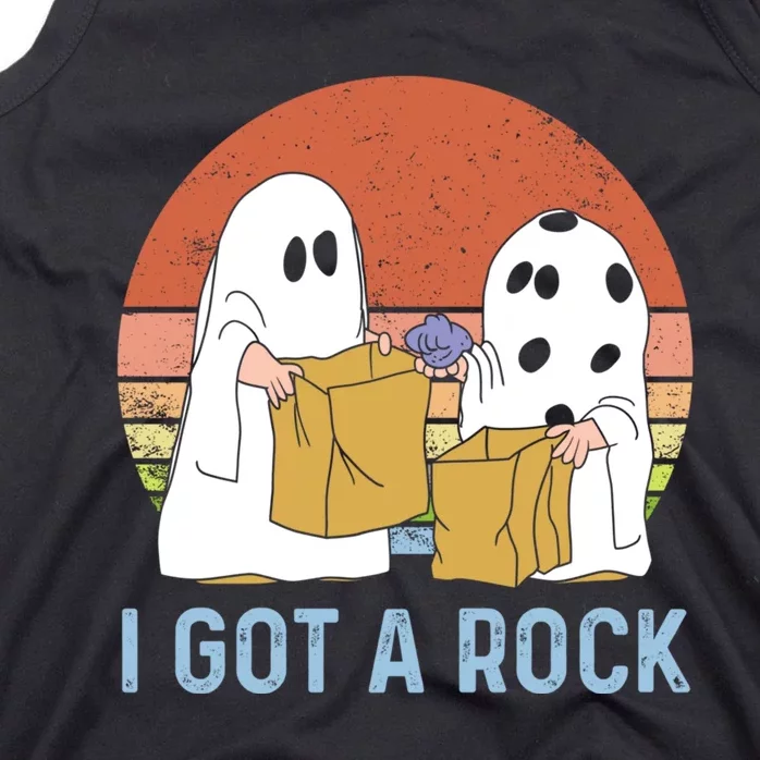 I Got A Rock Funny Halloween Gift For Halloween Season Tank Top