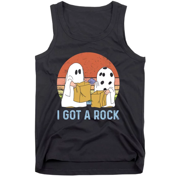 I Got A Rock Funny Halloween Gift For Halloween Season Tank Top