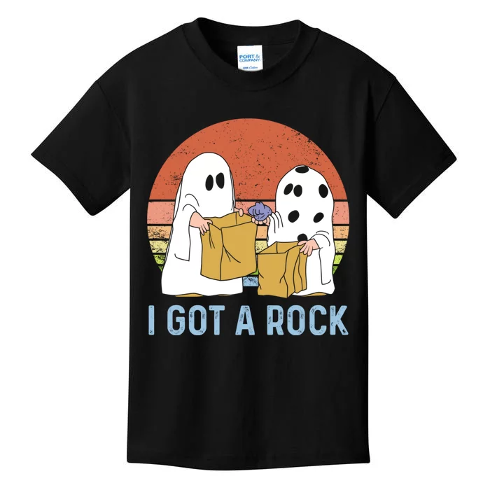 I Got A Rock Funny Halloween Gift For Halloween Season Kids T-Shirt