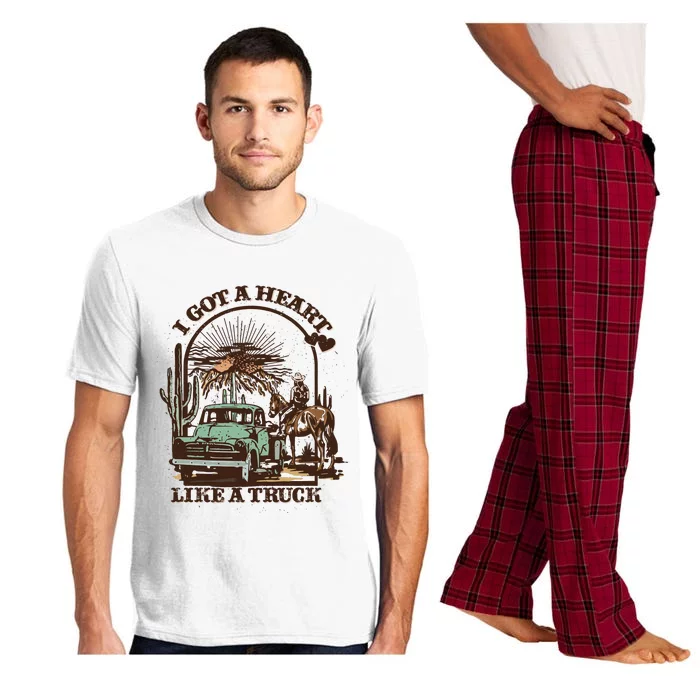 I Got A Heart Like A Truck Country Music Pajama Set