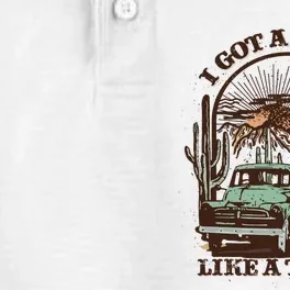 I Got A Heart Like A Truck Country Music Dry Zone Grid Performance Polo