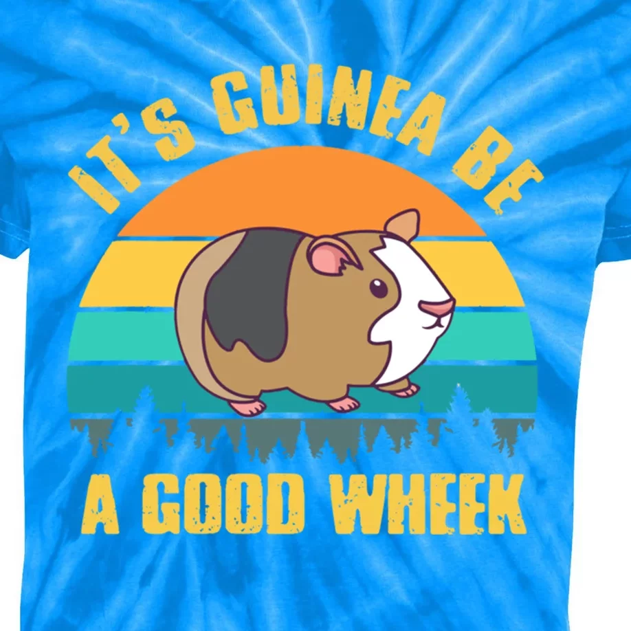 ItS Guinea Be A Good Wheek Guinea Pig Piggy Gift Kids Tie-Dye T-Shirt