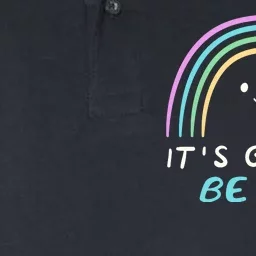 It's Gonna Be Ok Rainbow Smiley Face Positive Quote Softstyle Adult Sport Polo