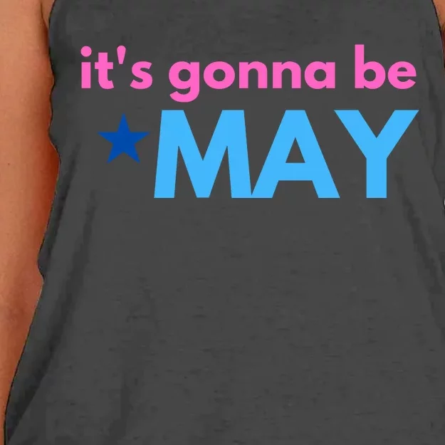 ItS Gonna Be May Women's Knotted Racerback Tank