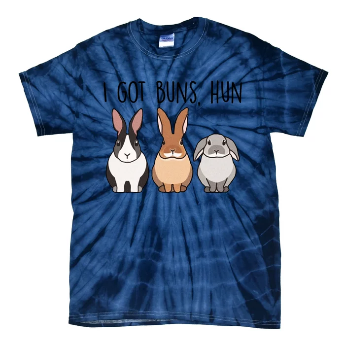 I Got Buns Hun Bunny Mom Cute Rabbit Lover Rabbit Mama Tie-Dye T-Shirt