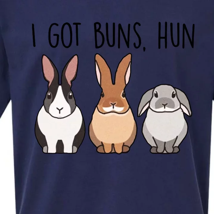 I Got Buns Hun Bunny Mom Cute Rabbit Lover Rabbit Mama Sueded Cloud Jersey T-Shirt