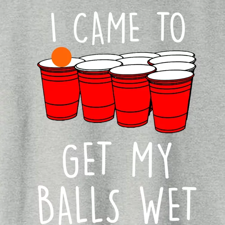 Ing Game Beer Pong Great Gift Women's Crop Top Tee