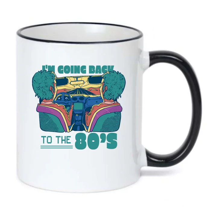 I'm Going Back To The 80s Retro Black Color Changing Mug