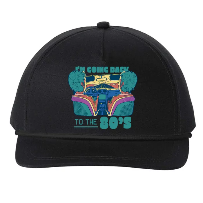 I'm Going Back To The 80s Retro Snapback Five-Panel Rope Hat