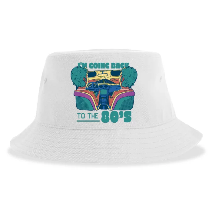 I'm Going Back To The 80s Retro Sustainable Bucket Hat