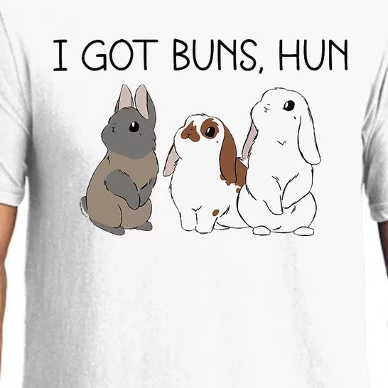 I Got Buns Hun Bunny Mom Cute Rabbit Lover Rabbit Mama Pajama Set