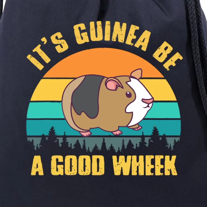 ItS Guinea Be A Good Wheek Guinea Pig Piggy Cool Gift Drawstring Bag