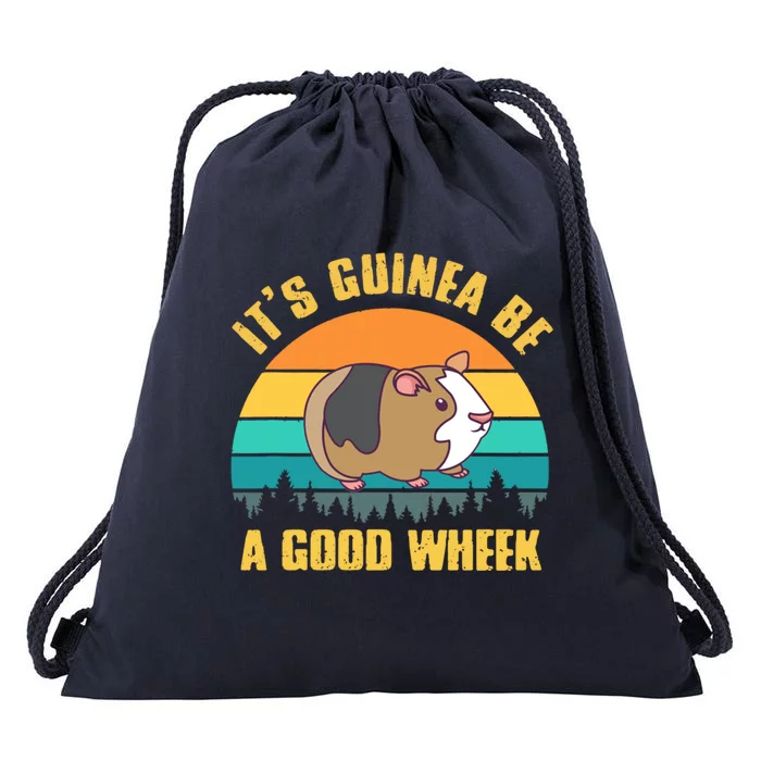 ItS Guinea Be A Good Wheek Guinea Pig Piggy Cool Gift Drawstring Bag