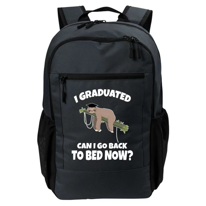 I Graduated Can I Go Back To Bed Now Sloth Daily Commute Backpack