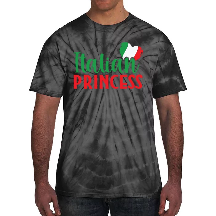 Italy Girl Cute Italia Home Country Italian Princess Tie-Dye T-Shirt