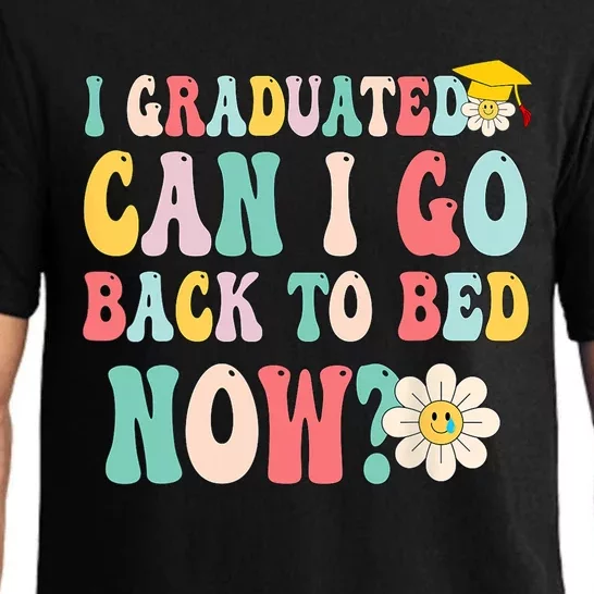 I Graduated Can I Go Back To Bed Now Funny Graduation Gift Pajama Set