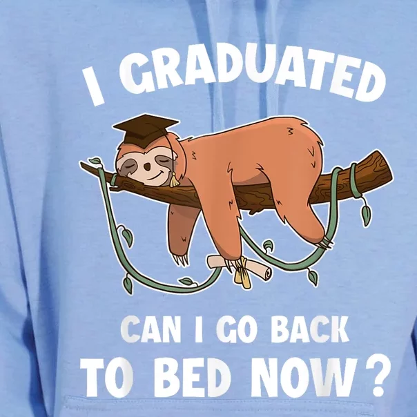 I Graduated Can I Go Back To Bed Now Graduation Unisex Surf Hoodie