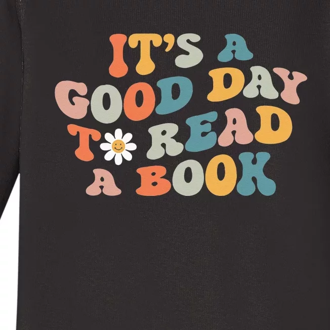 It's Good Day To Read Book Funny Library Reading Lovers (1) Baby Long Sleeve Bodysuit